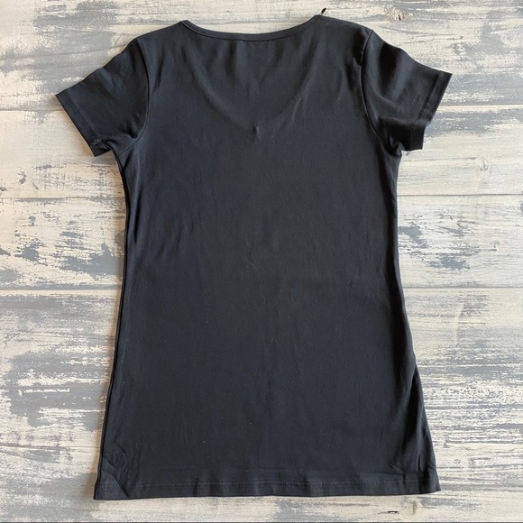 Lot of THREE- Modbod V-Tee Women’s shirts. Black, size Small, Made in USA - Picture 4 of 4